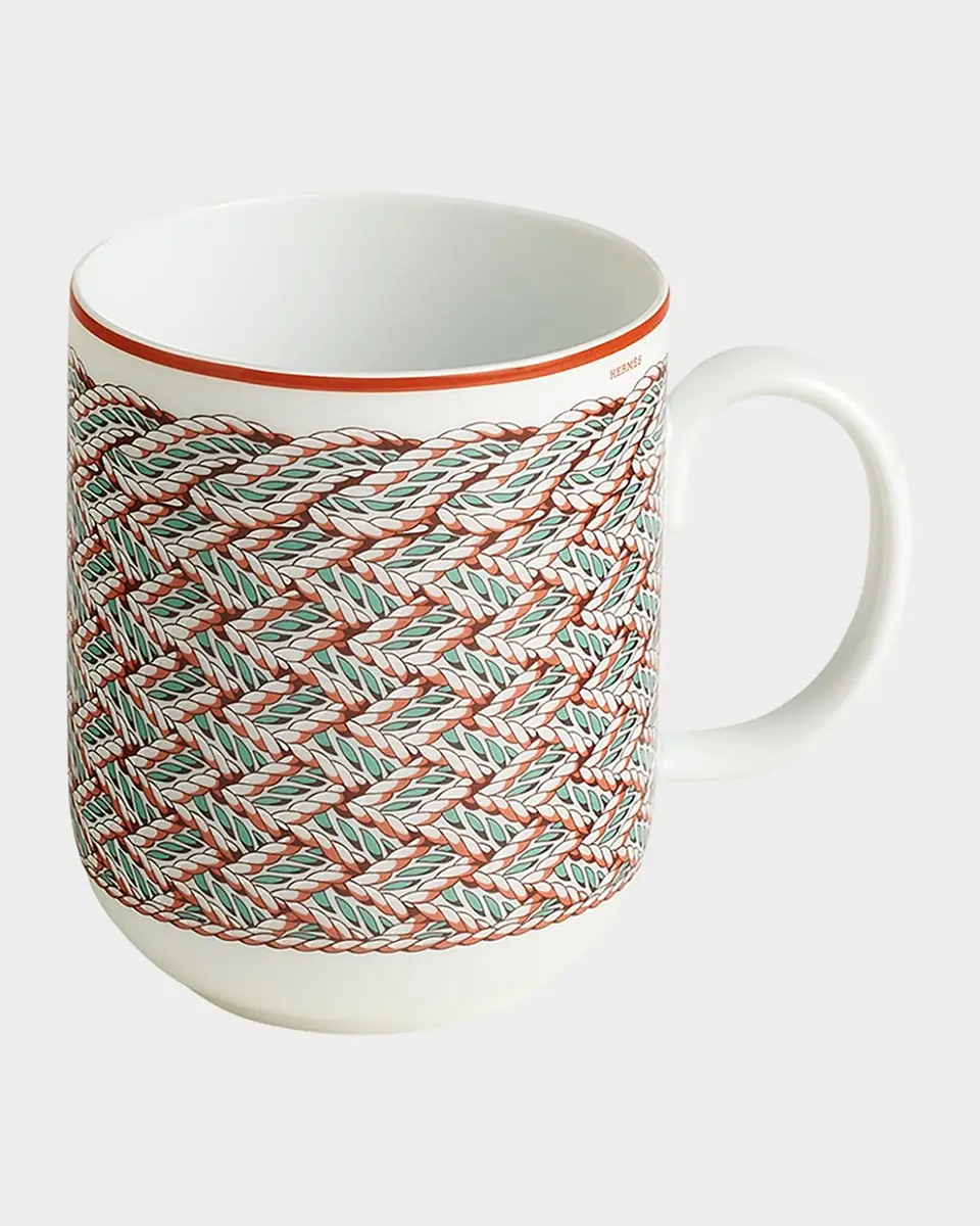 HERMÈS Tressages Equestres No. 2 Mug, 10 oz. | Thumbnail 3 HERMÈS Tressages Equestres No. 2 Mug, 10 oz. | Thumbnail 3