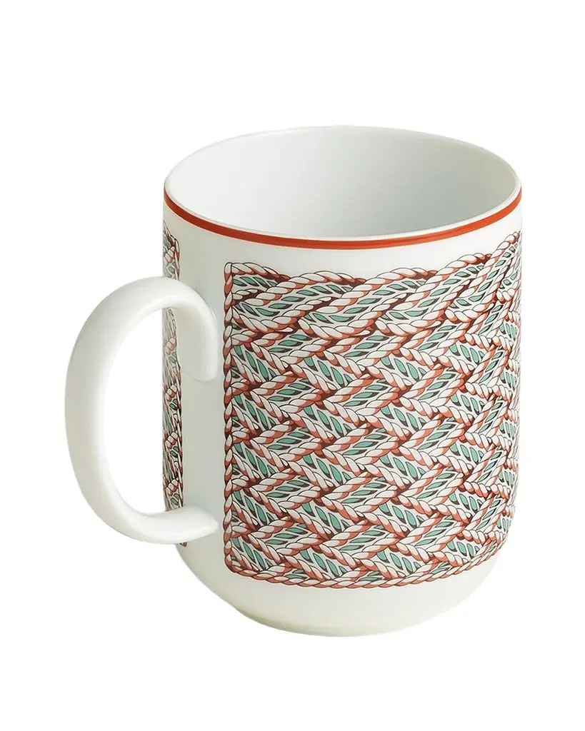 HERMÈS Tressages Equestres No. 2 Mug, 10 oz.