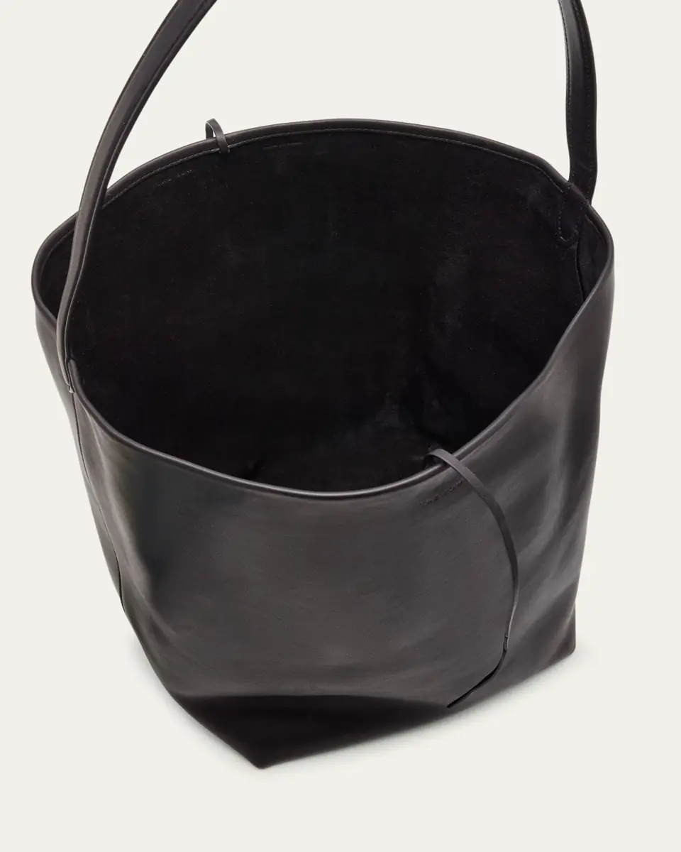 The Row Park North-South Tote Bag in Leather | Thumbnail 4