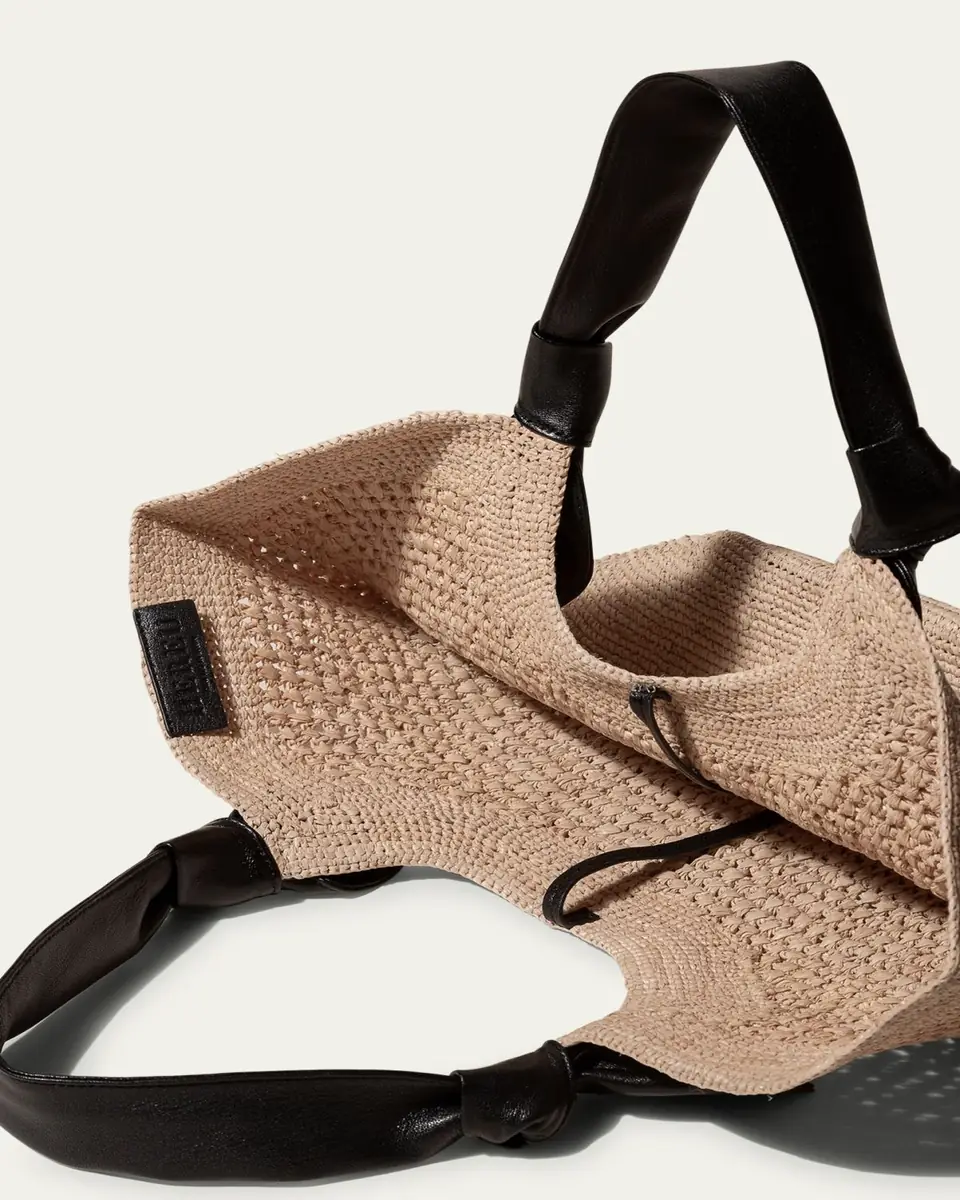 Hereu Fonol Knot Raffia Tote Bag | Thumbnail 2 Hereu Fonol Knot Raffia Tote Bag | Thumbnail 2