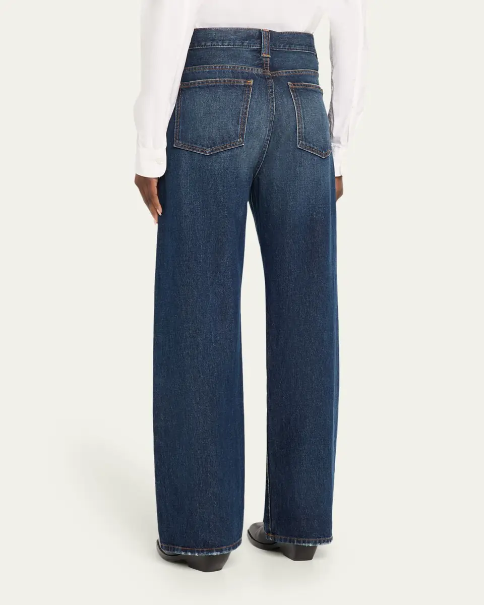 Khaite Bonnie Straight-Leg Dark Wash Jeans | Thumbnail 8 Khaite Bonnie Straight-Leg Dark Wash Jeans | Thumbnail 8