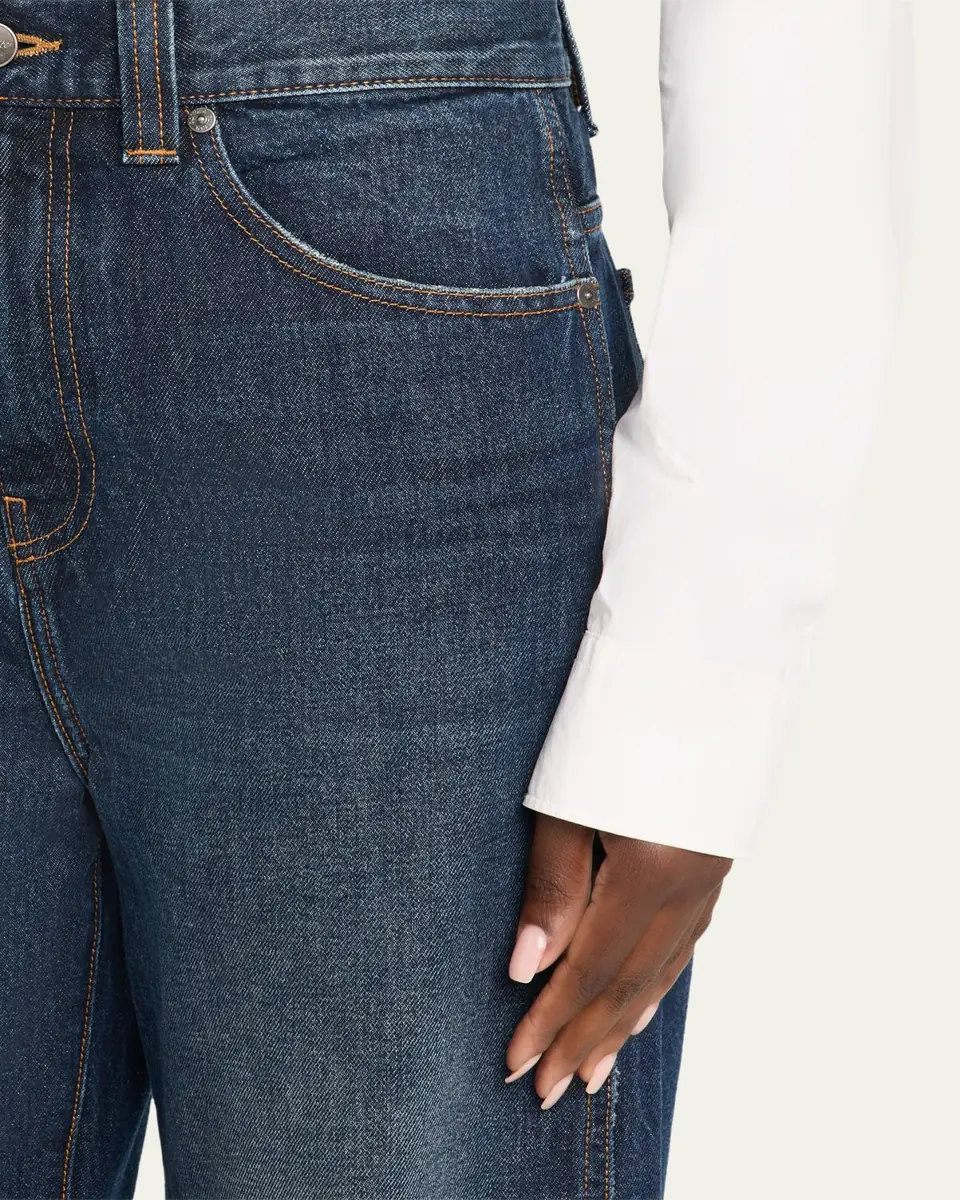 Khaite Bonnie Straight-Leg Dark Wash Jeans | Thumbnail 10 Khaite Bonnie Straight-Leg Dark Wash Jeans | Thumbnail 10