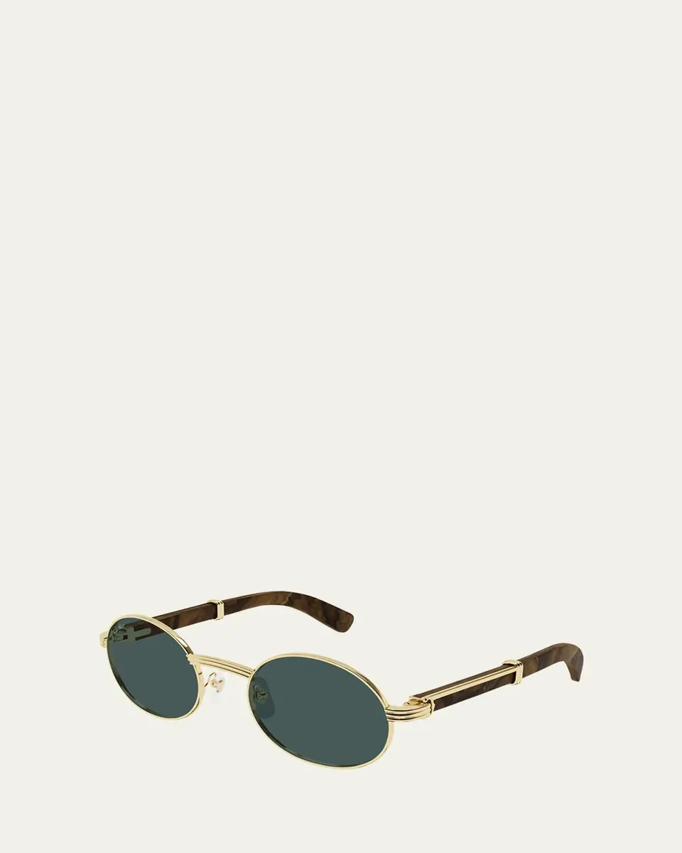 Cartier Men's Metal Round Sunglasses | Thumbnail 3 Cartier Men's Metal Round Sunglasses | Thumbnail 3