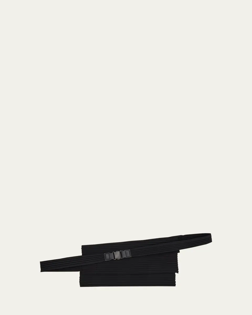 Homme Plissé Issey Miyake Men's Small Overlap Bumbag | Thumbnail 3
