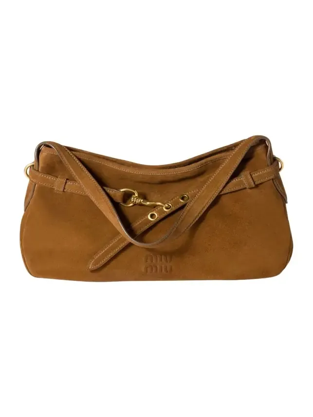 Aventure Large Suede Shoulder Bag Aventure Large Suede Shoulder Bag