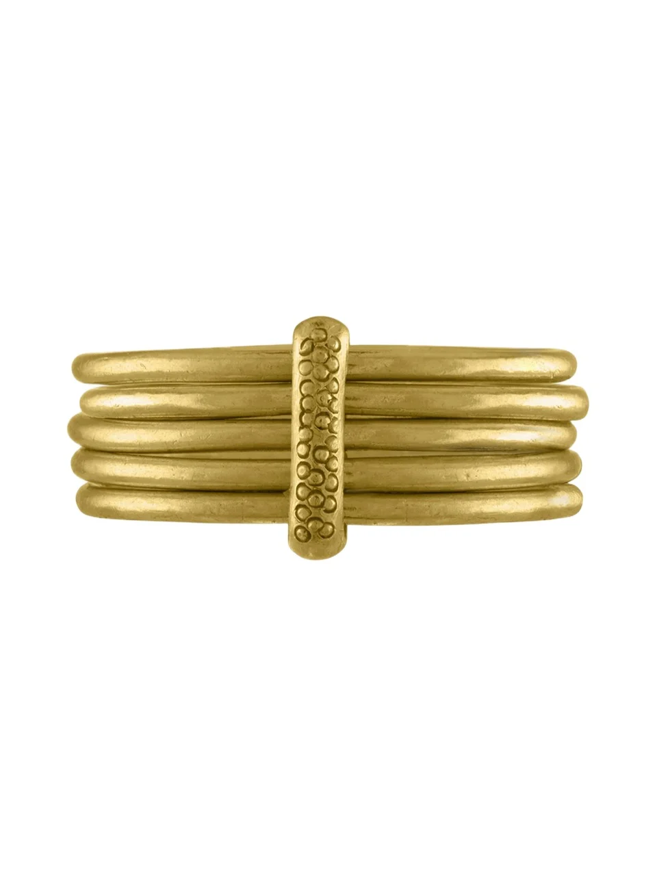 Prounis Jewelry Five-Stack Rattle Ring