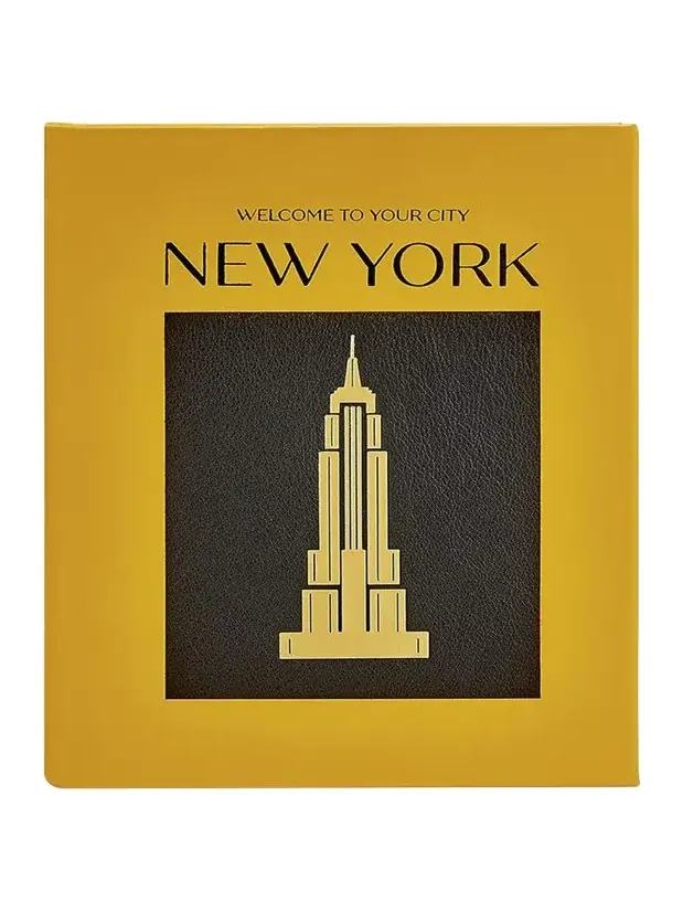 Graphic Image "Trope New York" Leather-Bound Book, Edited by Michelle Fitzgerald & Jack Vanboom
