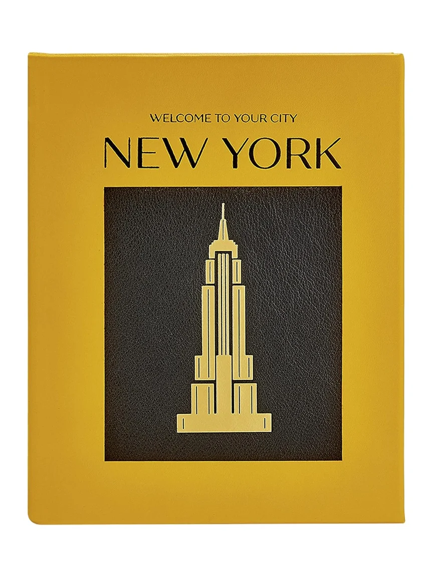 Graphic Image "Trope New York" Leather-Bound Book, Edited by Michelle Fitzgerald & Jack Vanboom