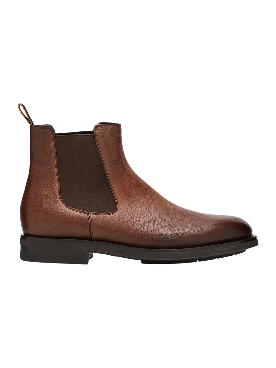 Santoni Men's Enver Casual Leather Chelsea Boots