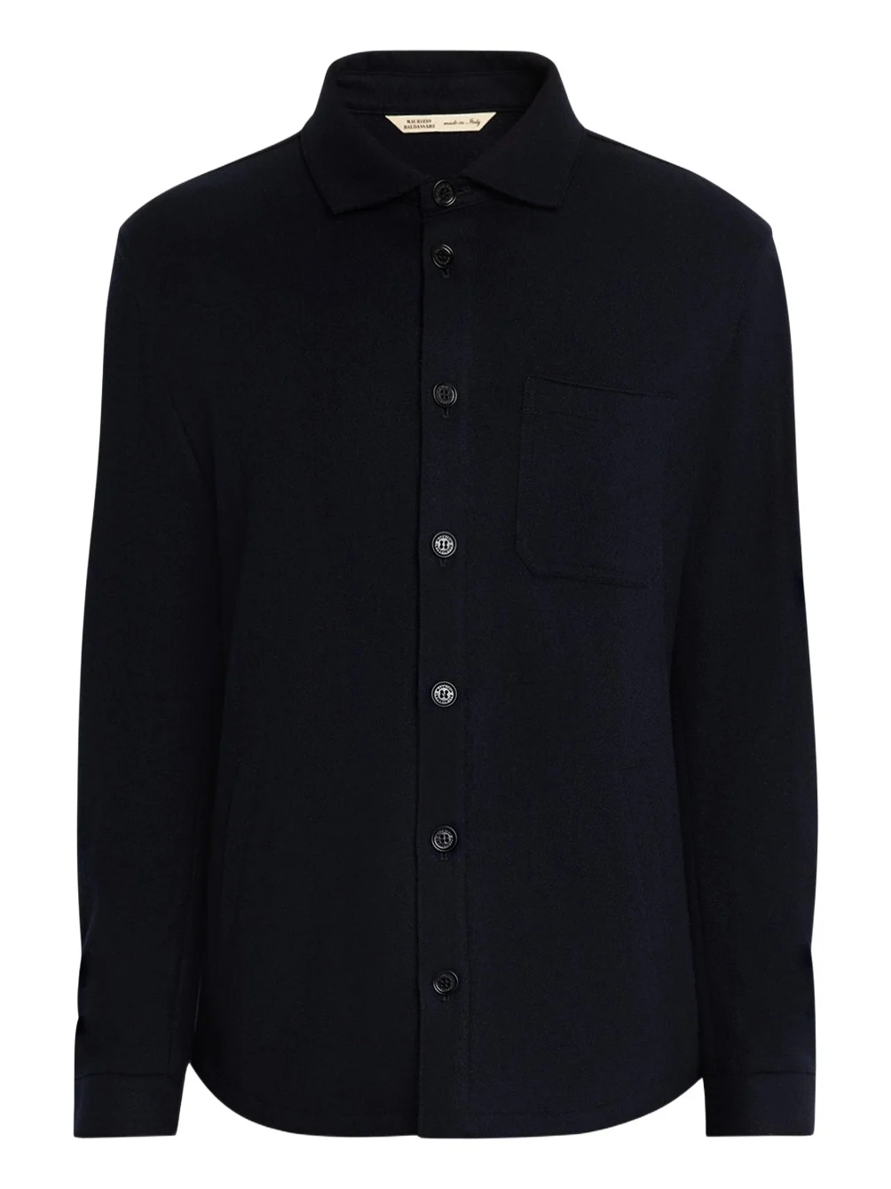Maurizio Baldassari Men's Solferino Cashmere Raw Edge Overshirt