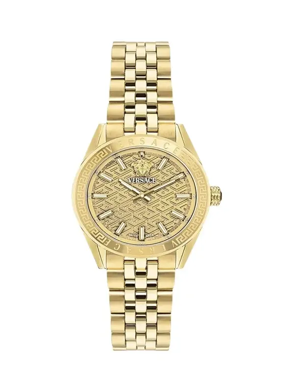 V-Code 36mm IP Yellow Gold Bracelet Watch V-Code 36mm IP Yellow Gold Bracelet Watch