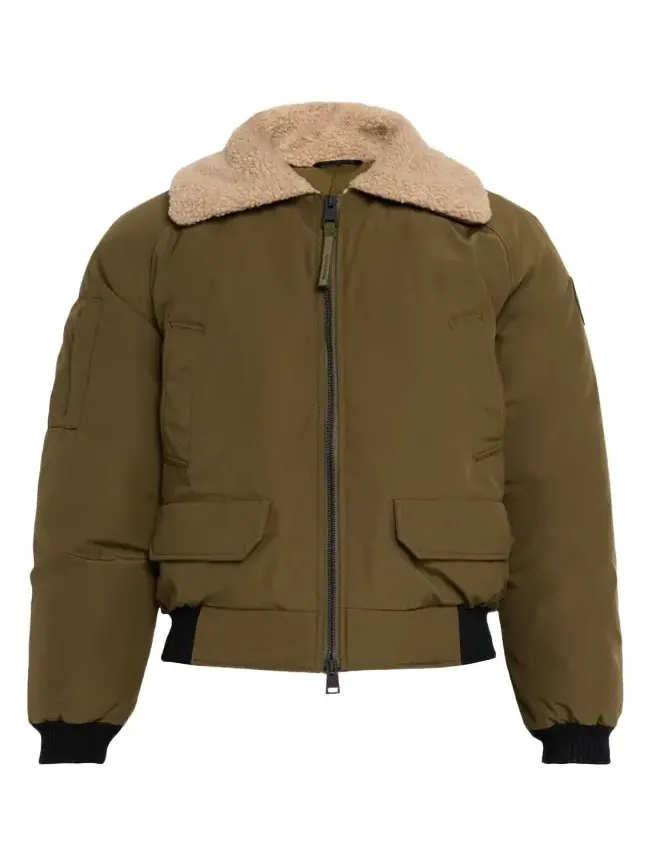 Men's Chilliwack Fleece-Collar Down Bomber Jacket