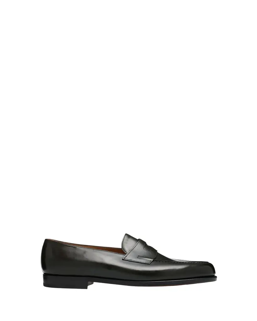 John Lobb Men's Lopez Calf Leather Penny Loafers | Image 1 John Lobb Men's Lopez Calf Leather Penny Loafers | Image 1