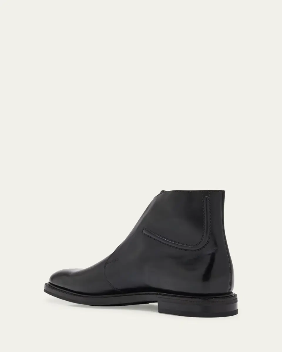 John Lobb Men's Alliance PD Leather Double Monk-Strap Boots | Thumbnail 3