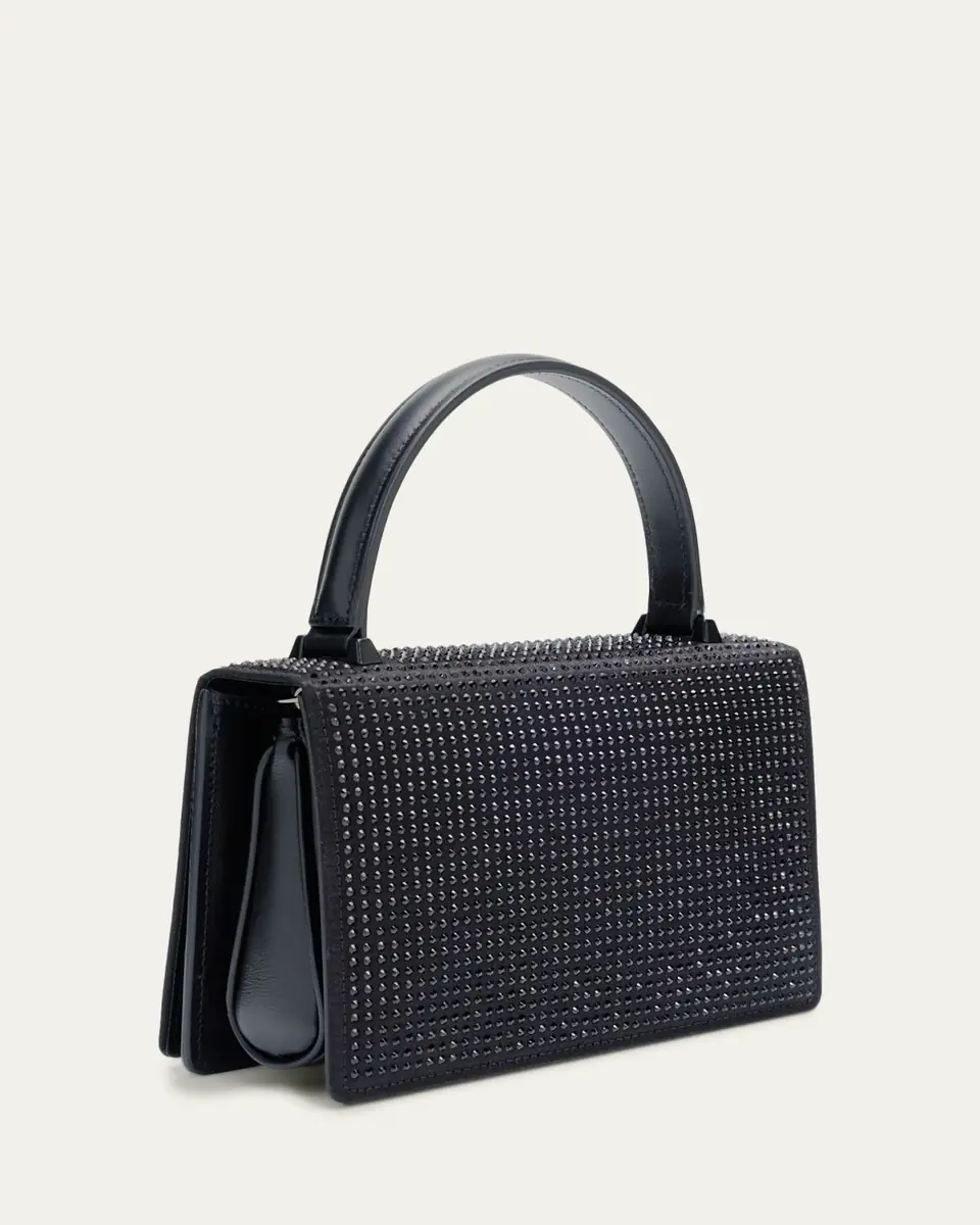 Akris Alice Mini Embellished Satin Top-Handle Bag | Thumbnail 3