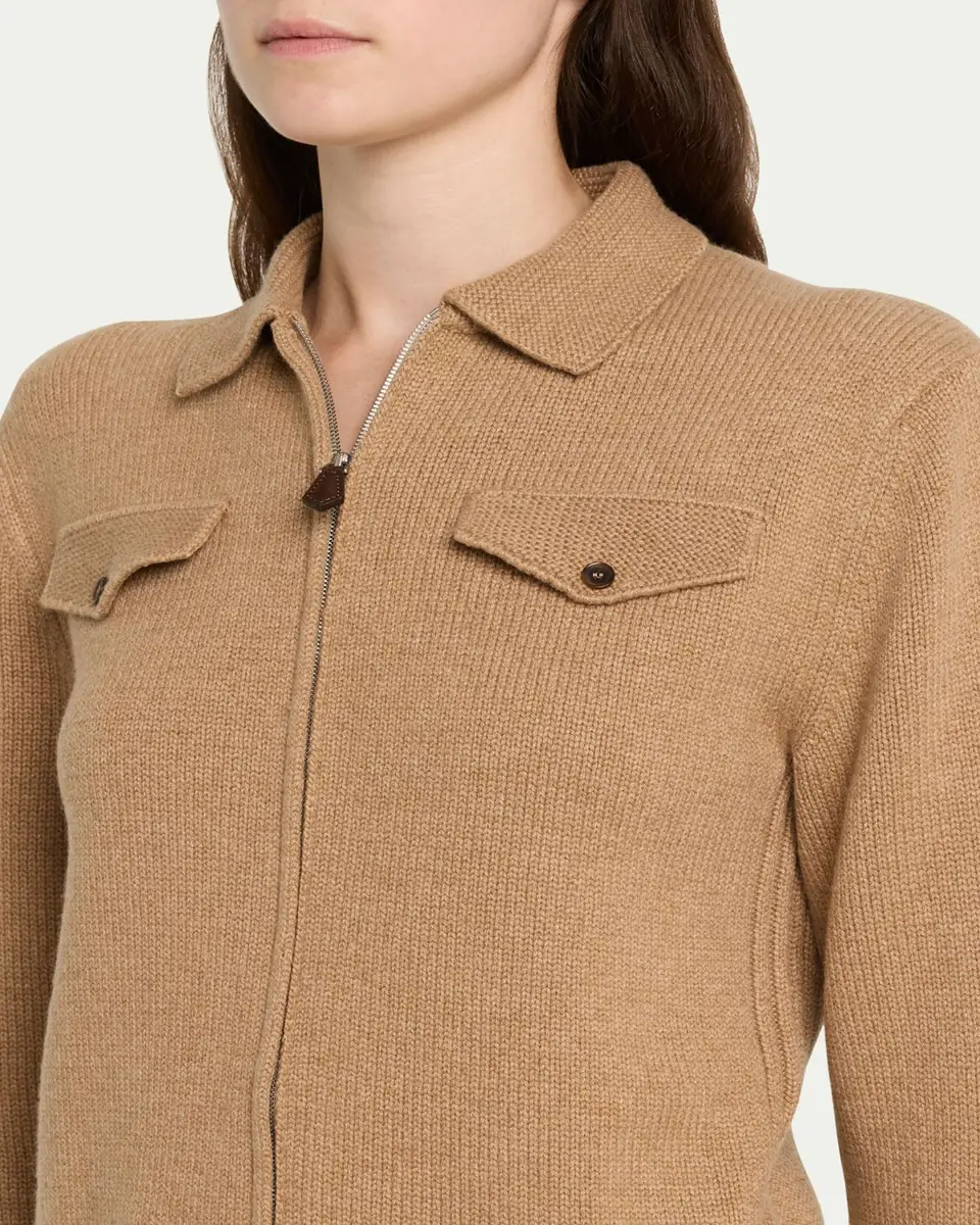 Loro Piana Parksville Cashmere Bomber Jacket | Thumbnail 5