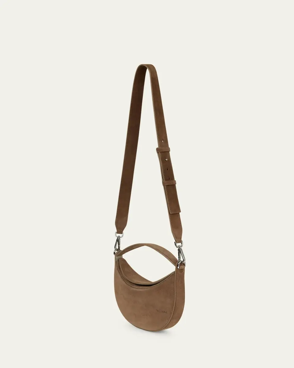 WE-AR4 The Eclipse Suede Crossbody Bag | Thumbnail 2 WE-AR4 The Eclipse Suede Crossbody Bag | Thumbnail 2