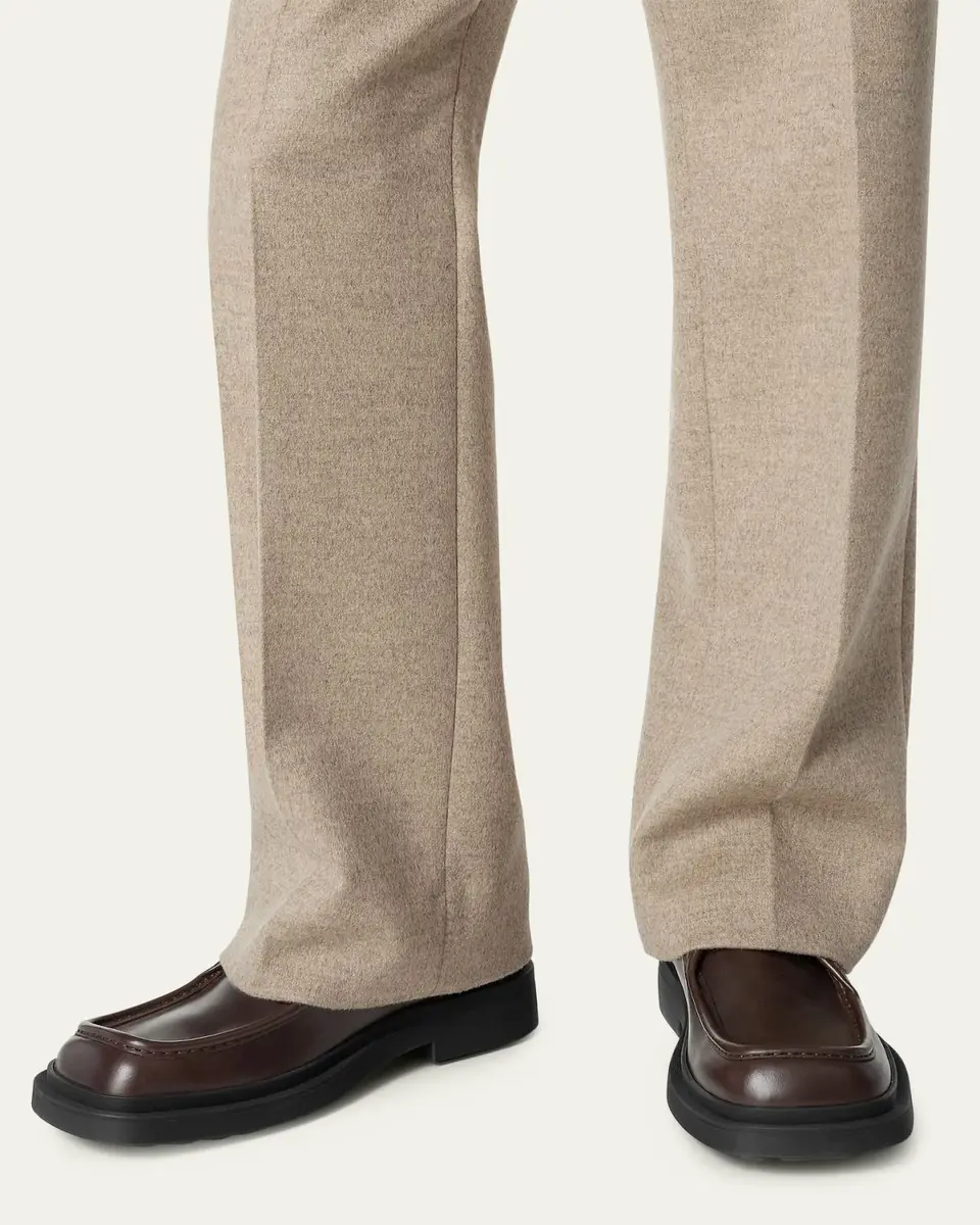 Bottega Veneta Men's Ben Intrecciato-Back Leather Derby Shoes | Thumbnail 3