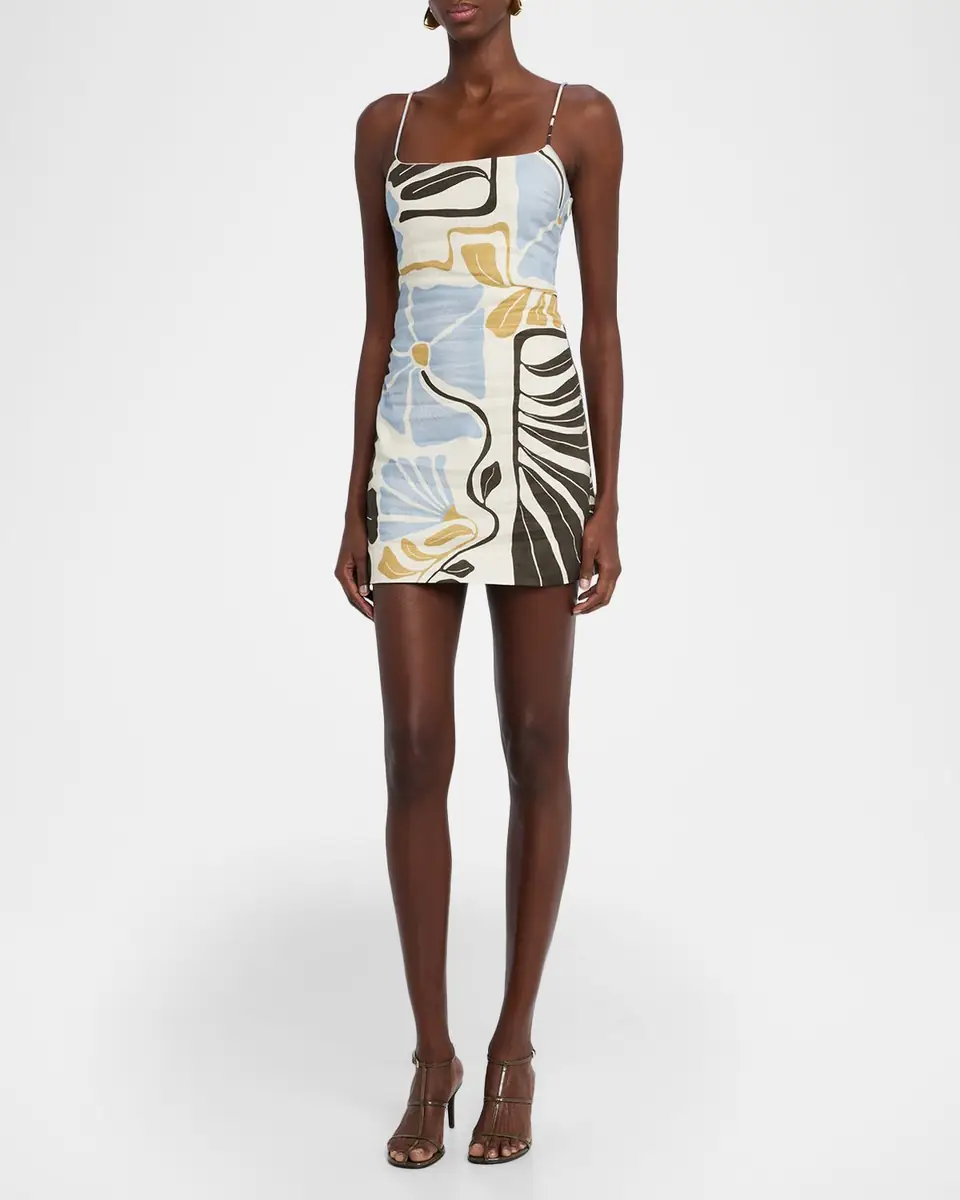 SIR. Lola Printed Mini Dress | Thumbnail 3 SIR. Lola Printed Mini Dress | Thumbnail 3