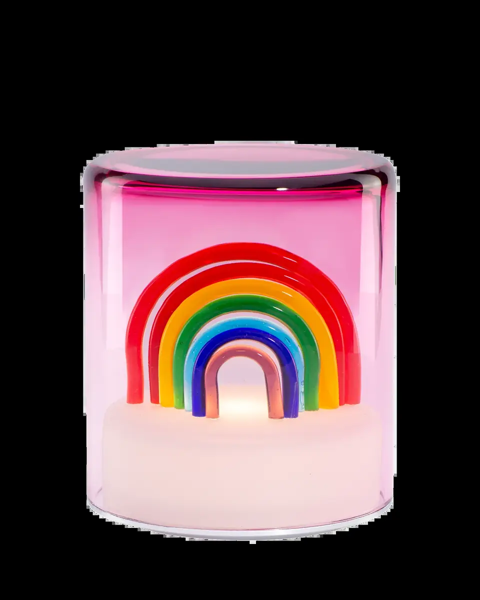 GREEN WOLF LIGHTING x Solange Azagury Partridge Rainbow 5" Rechargeable Cordless Table Lamp | Thumbnail 2