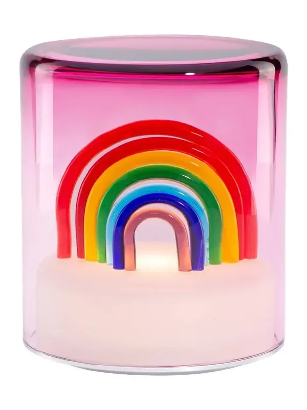 GREEN WOLF LIGHTING x Solange Azagury Partridge Rainbow 5" Rechargeable Cordless Table Lamp