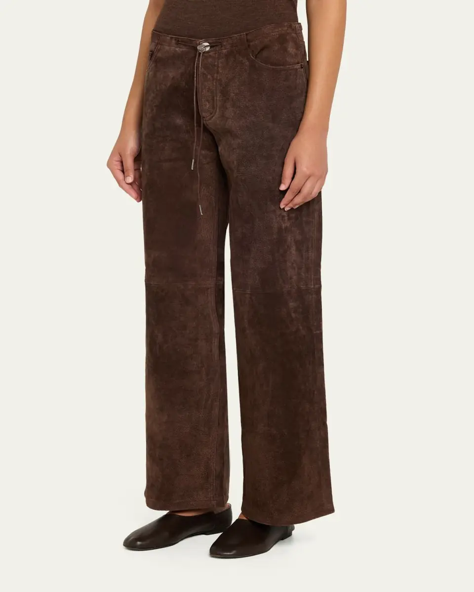 Still Here Cool Suede Low-Rise Jeans | Thumbnail 4 Still Here Cool Suede Low-Rise Jeans | Thumbnail 4