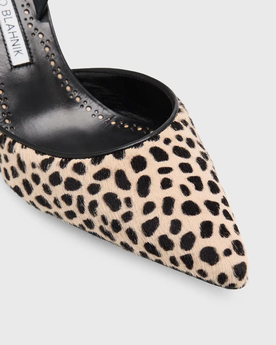 Manolo Blahnik 70mm Carolyne Calf Hair Slingback Pumps | Thumbnail 5 Manolo Blahnik 70mm Carolyne Calf Hair Slingback Pumps | Thumbnail 5