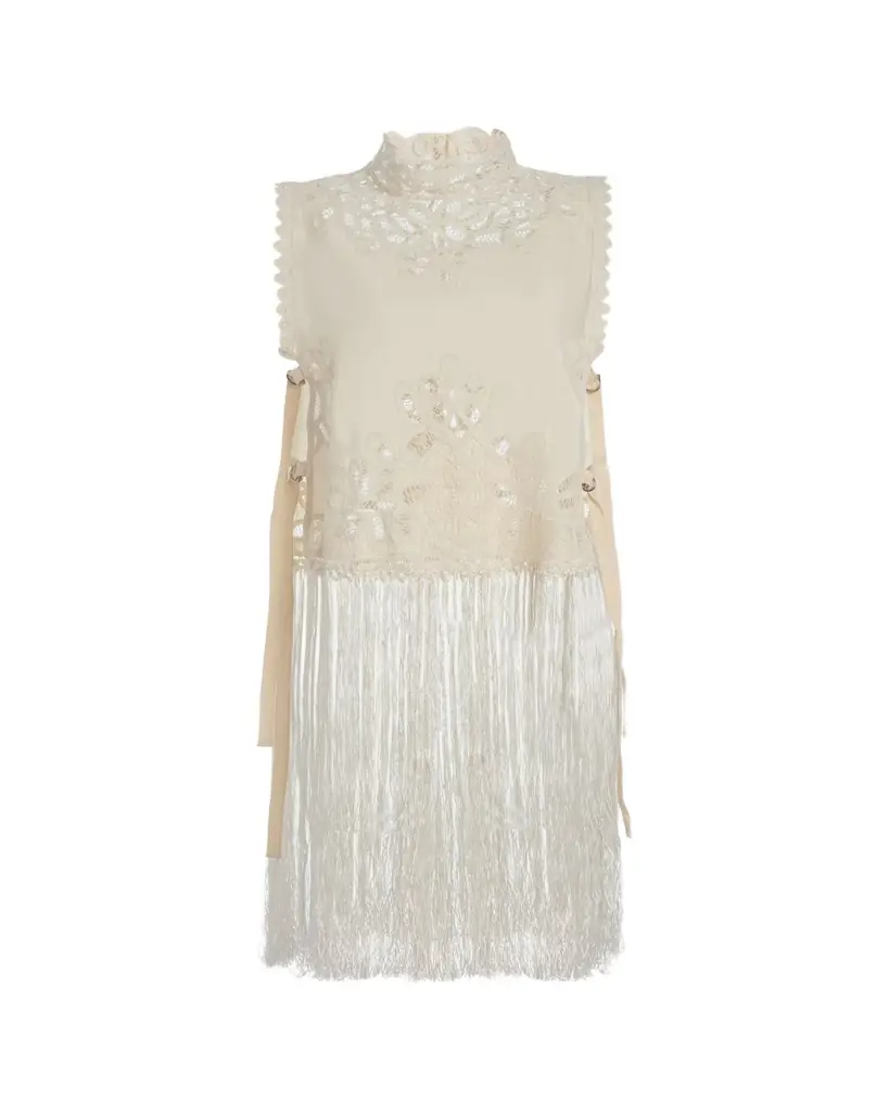 Sea Adelina Battenberg Lace Fringe-Trim Top | Image 1 Sea Adelina Battenberg Lace Fringe-Trim Top | Image 1