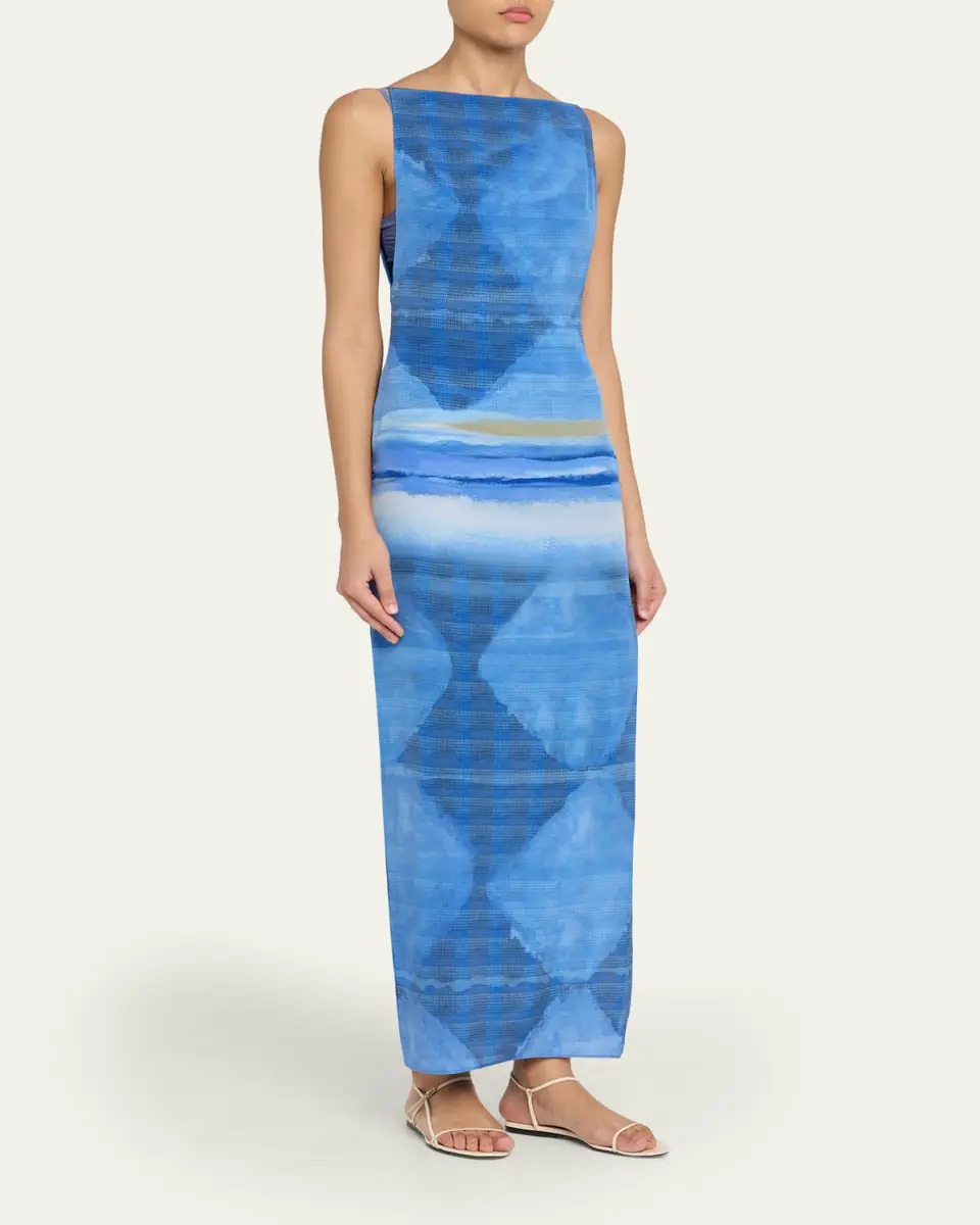SIR. Isla Printed Maxi Dress | Thumbnail 4 SIR. Isla Printed Maxi Dress | Thumbnail 4