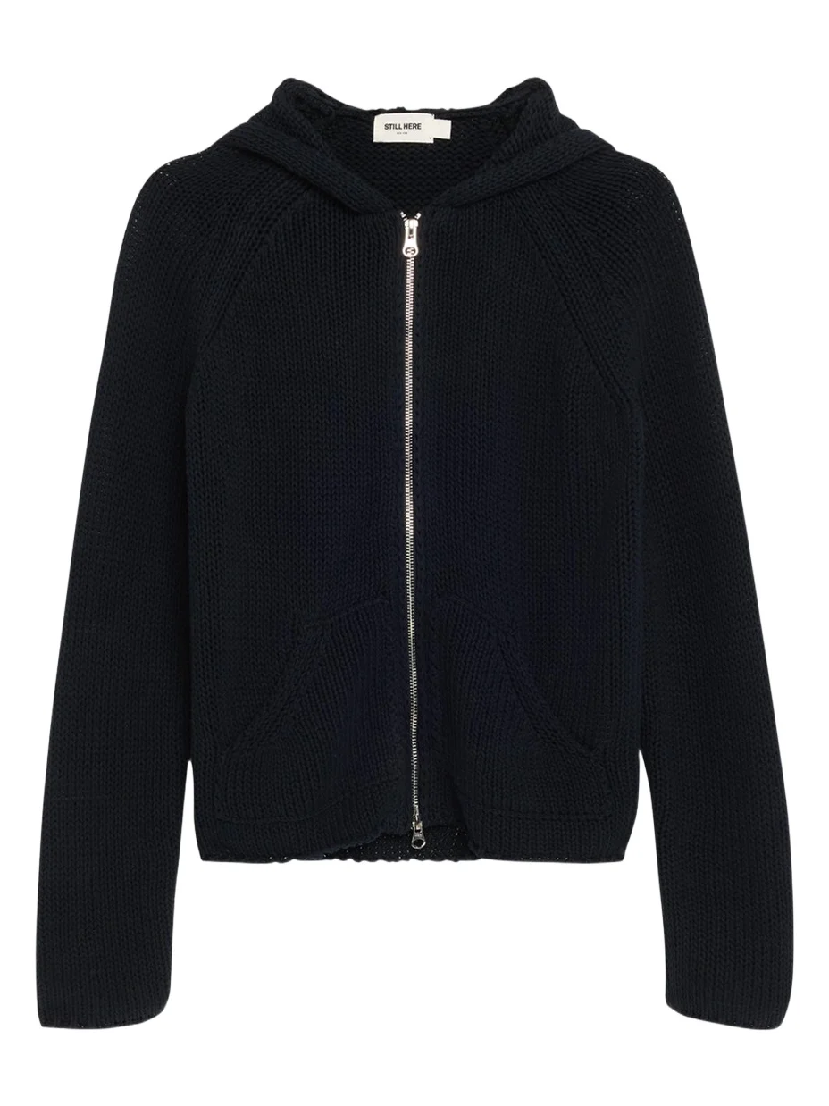 Bear Hooded Zip-Up Sweater Bear Hooded Zip-Up Sweater