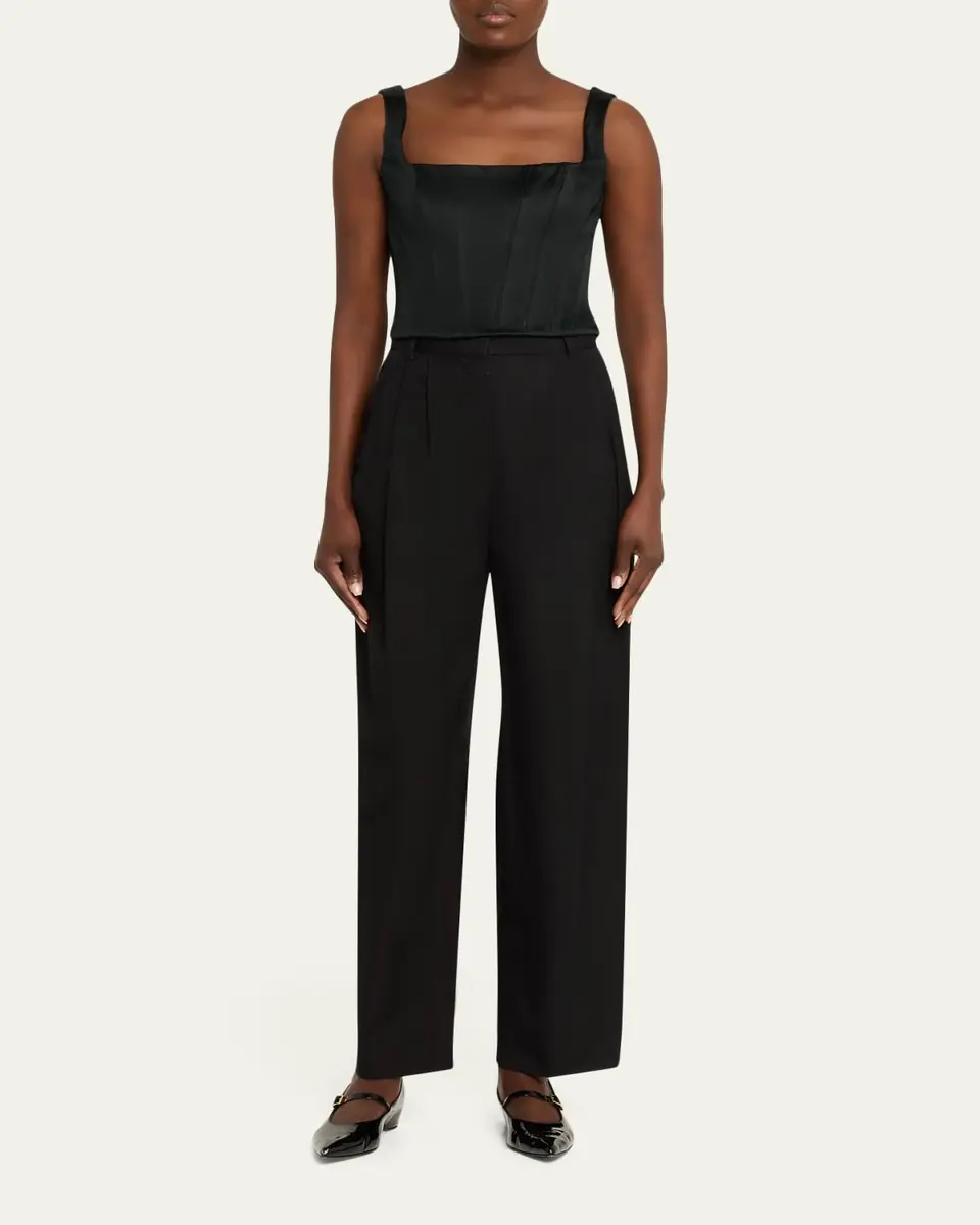 Alice + Olivia Lilianna Satin Corset Top | Thumbnail 2 Alice + Olivia Lilianna Satin Corset Top | Thumbnail 2
