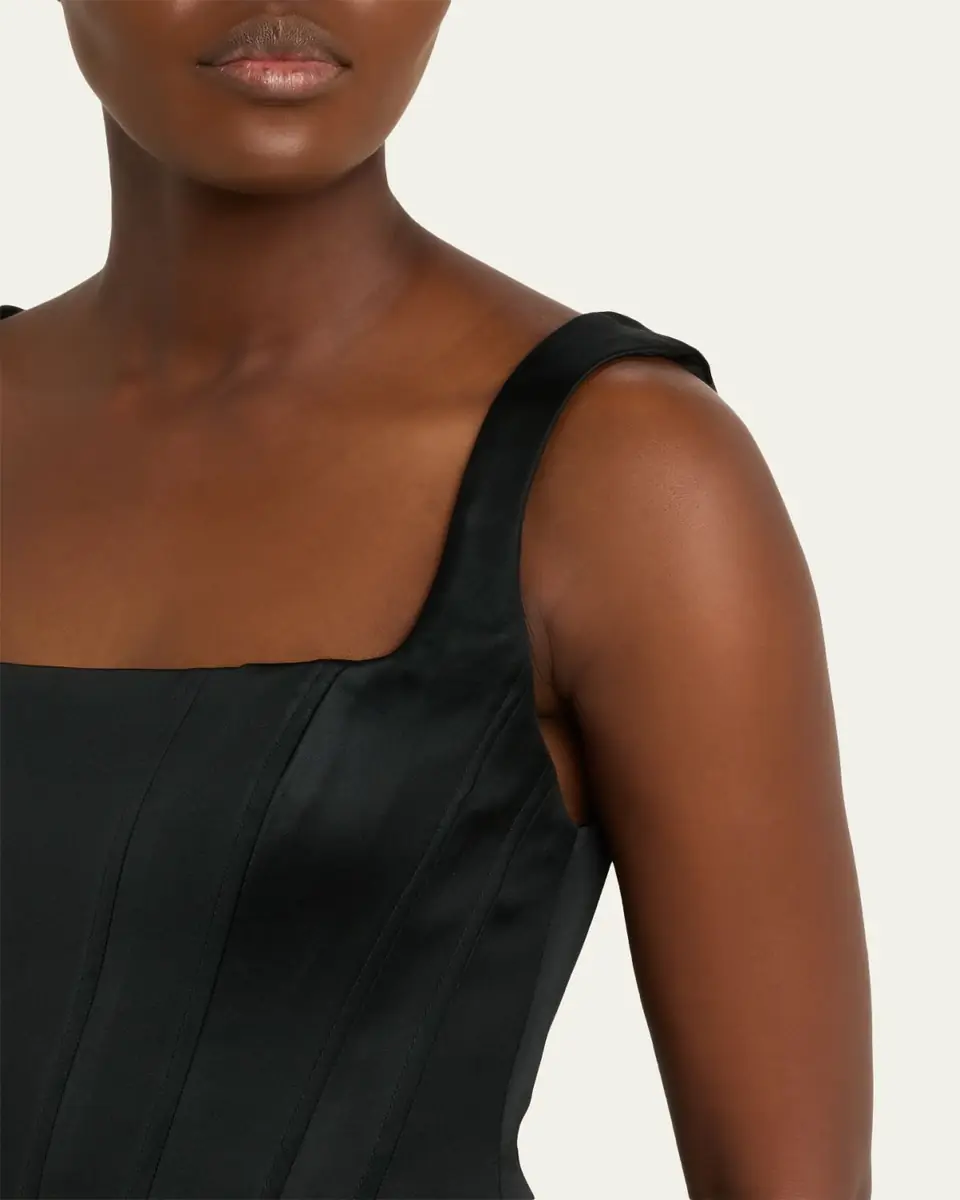 Alice + Olivia Lilianna Satin Corset Top | Thumbnail 5 Alice + Olivia Lilianna Satin Corset Top | Thumbnail 5