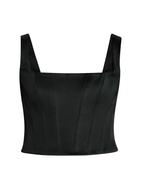 Lilianna Satin Corset Top Lilianna Satin Corset Top