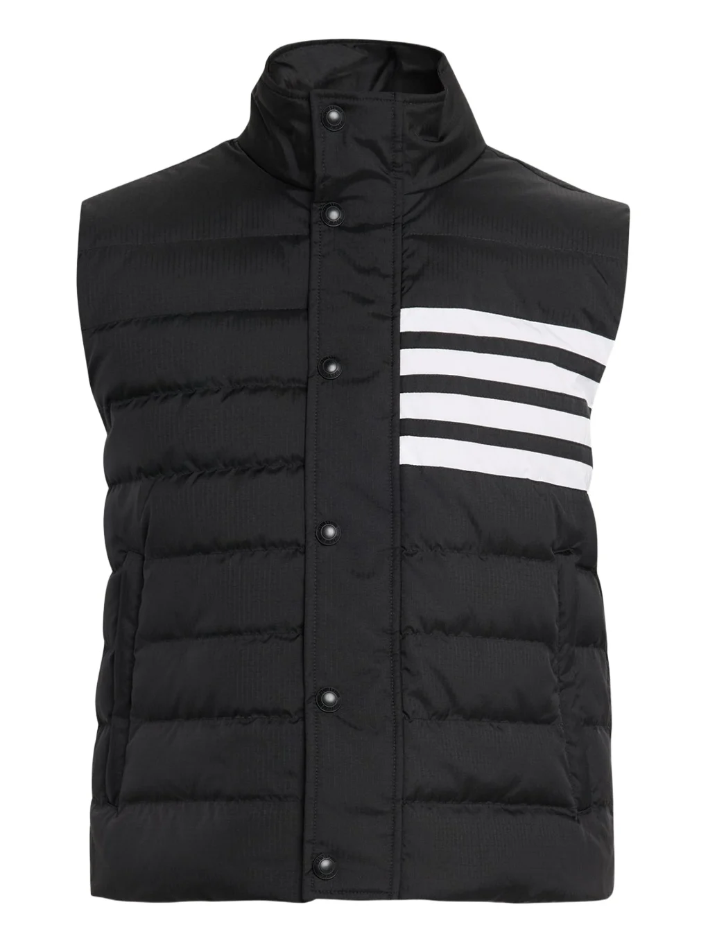 Men's Shiny Ripstop 4-Bar Down Vest Men's Shiny Ripstop 4-Bar Down Vest