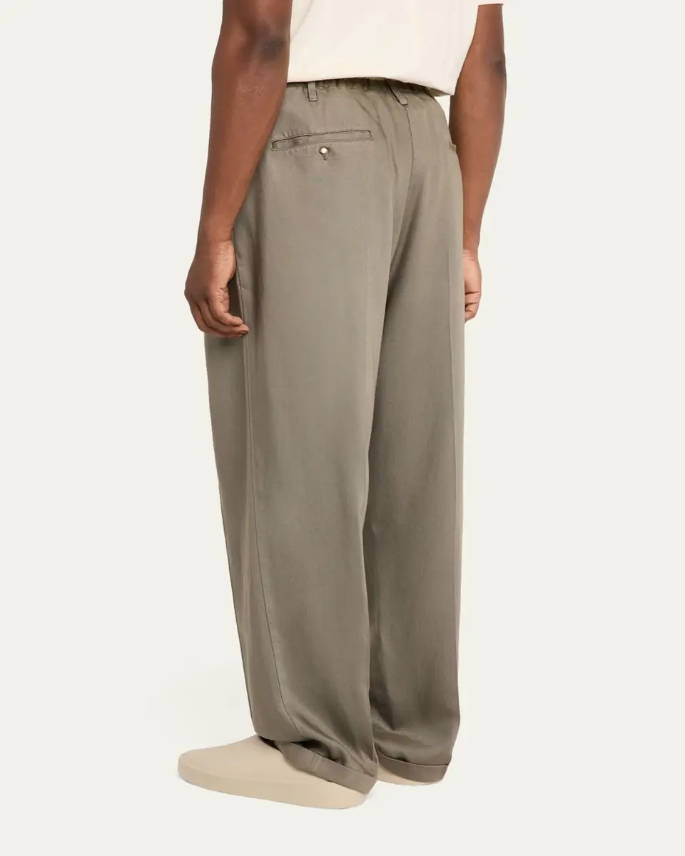 MAGLIANO Men's Lyocell Peoples Pleated Wide-Leg Pants | Thumbnail 3 MAGLIANO Men's Lyocell Peoples Pleated Wide-Leg Pants | Thumbnail 3