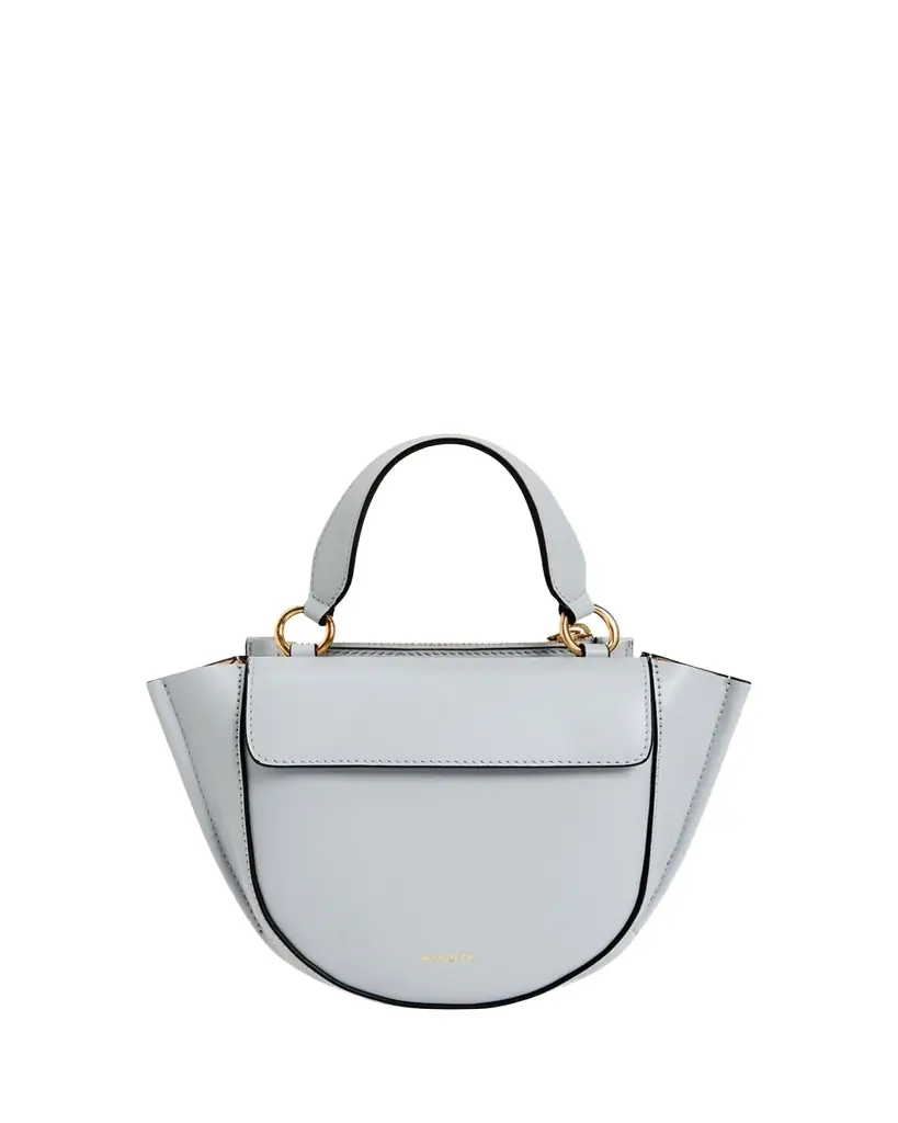 Hortensia Small Leather Top-Handle Bag