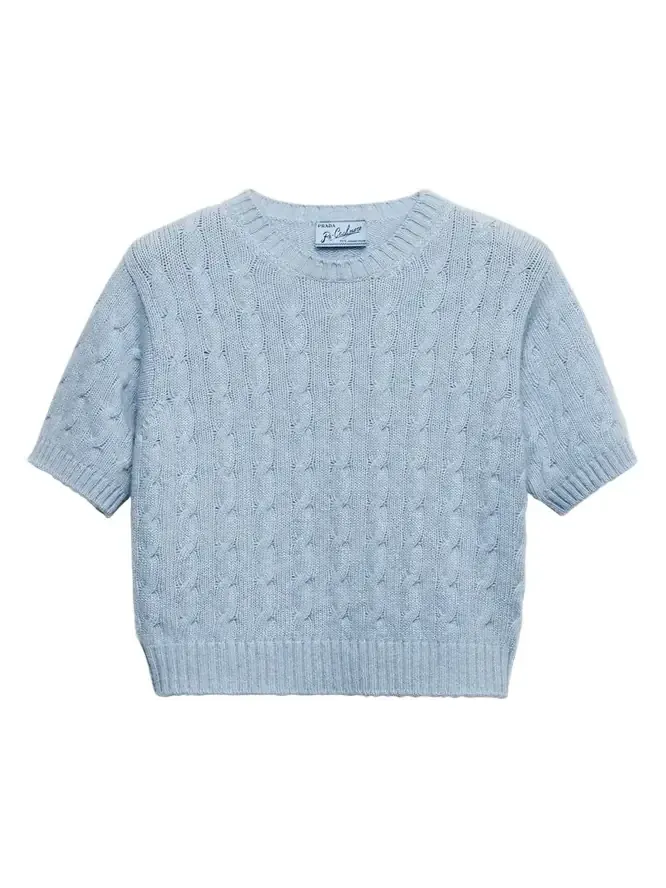 Boxy Cable Cashmere Sweater Boxy Cable Cashmere Sweater