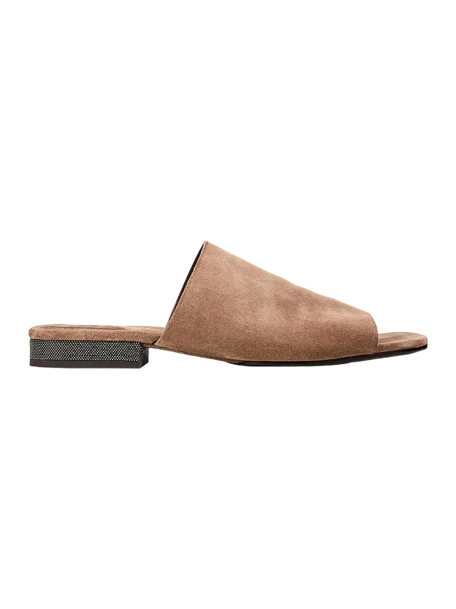 Monili Suede Mule Sandals Monili Suede Mule Sandals