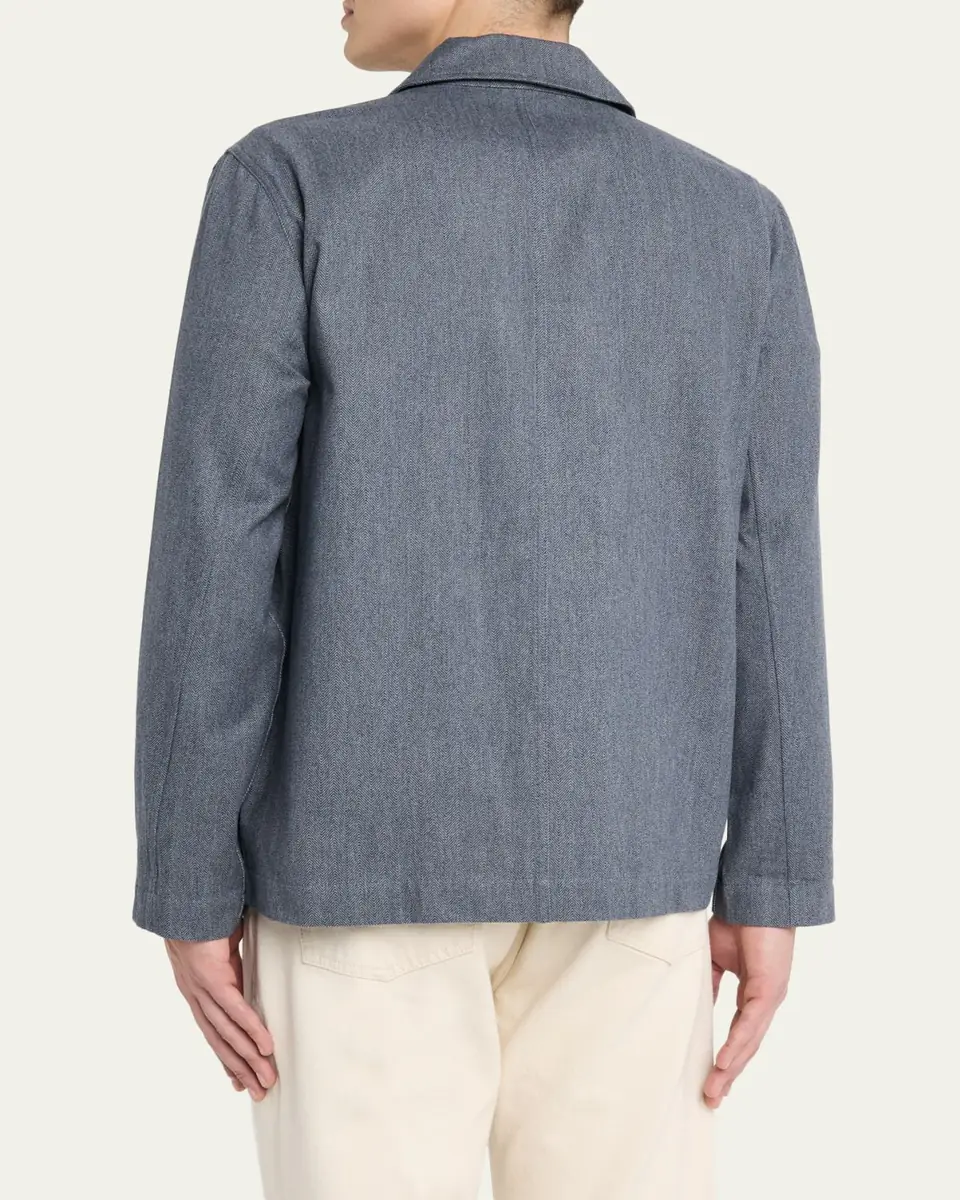 Frescobol Carioca Men's Belford Cotton-Cashmere Jacket | Thumbnail 3 Frescobol Carioca Men's Belford Cotton-Cashmere Jacket | Thumbnail 3