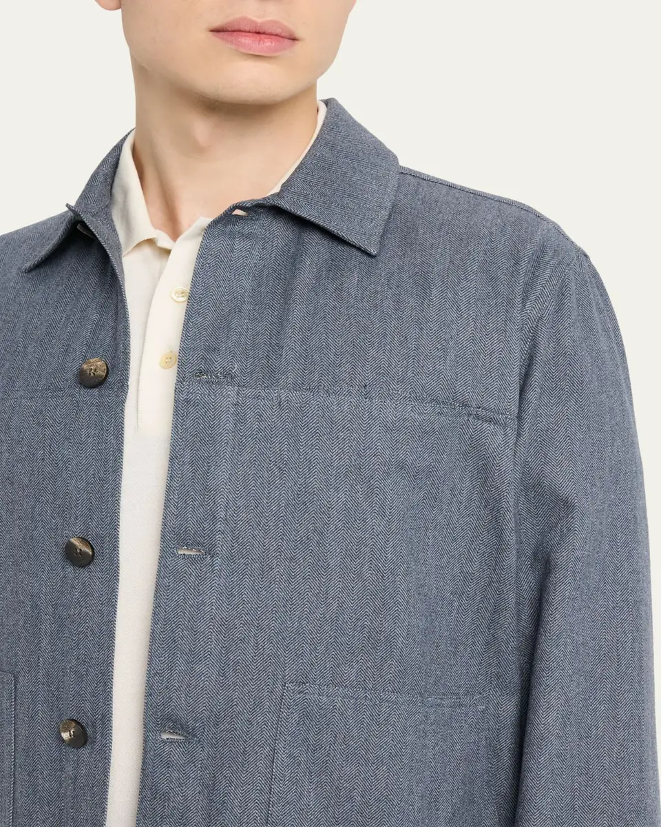 Frescobol Carioca Men's Belford Cotton-Cashmere Jacket | Thumbnail 5 Frescobol Carioca Men's Belford Cotton-Cashmere Jacket | Thumbnail 5