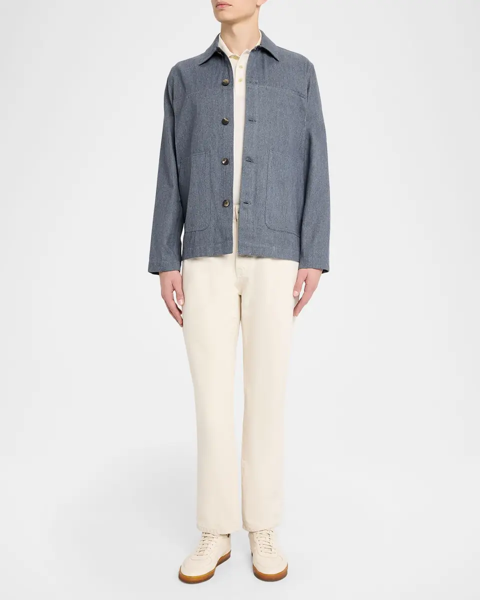 Frescobol Carioca Men's Belford Cotton-Cashmere Jacket | Thumbnail 6 Frescobol Carioca Men's Belford Cotton-Cashmere Jacket | Thumbnail 6