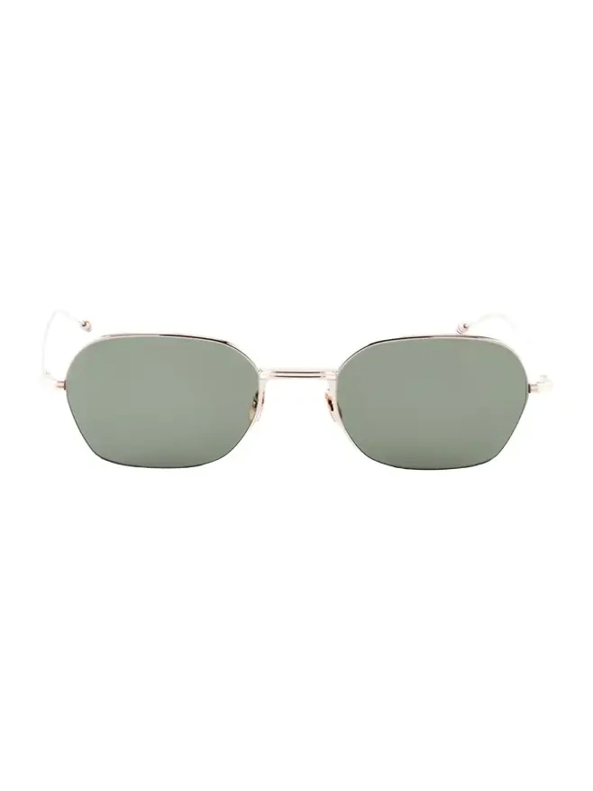 Men's Titanium Rectangle Sunglasses