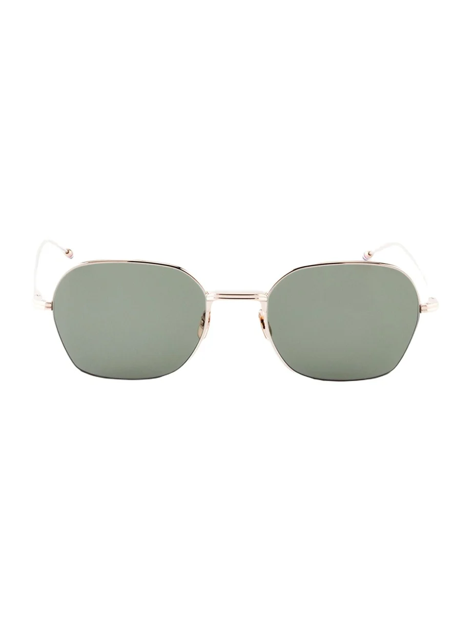 Thom Browne Men's Titanium Rectangle Sunglasses