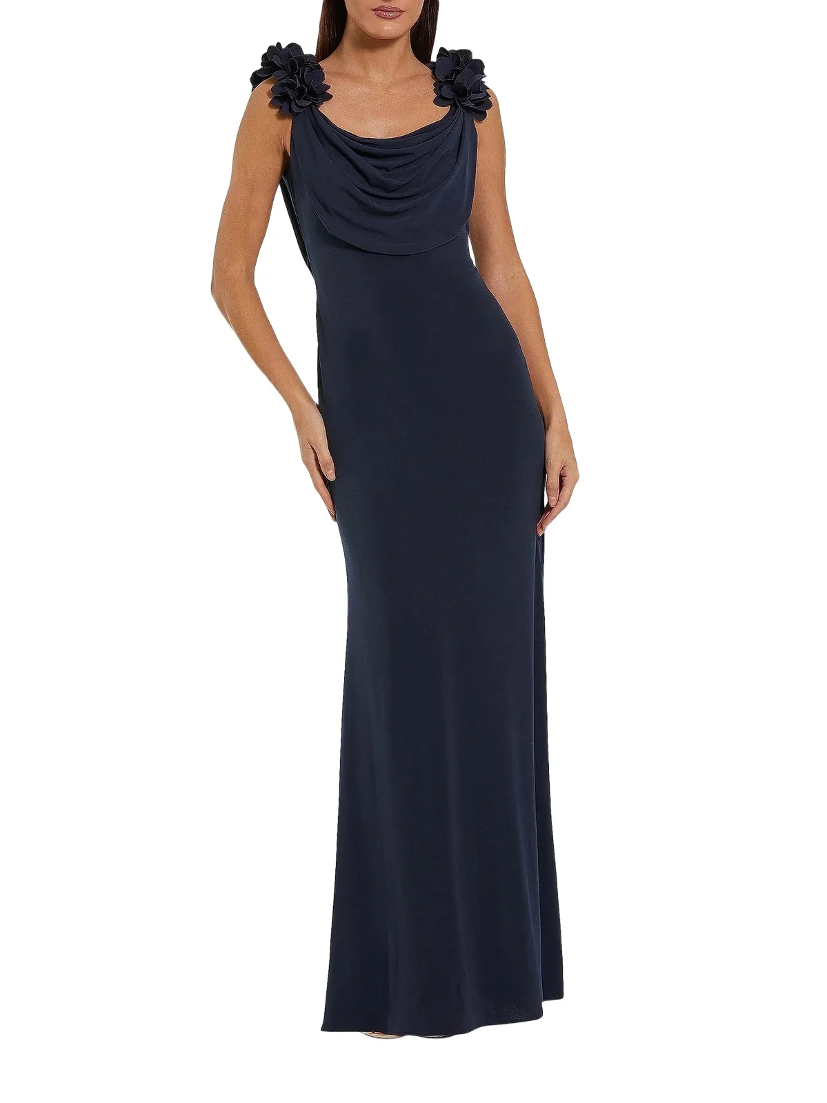 Women's Ieena Jersey Cowlneck Gown