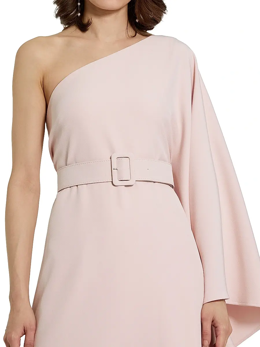 Mac Duggal Women's Belted Crepe Kaftan Dress | Thumbnail 3 Mac Duggal Women's Belted Crepe Kaftan Dress | Thumbnail 3