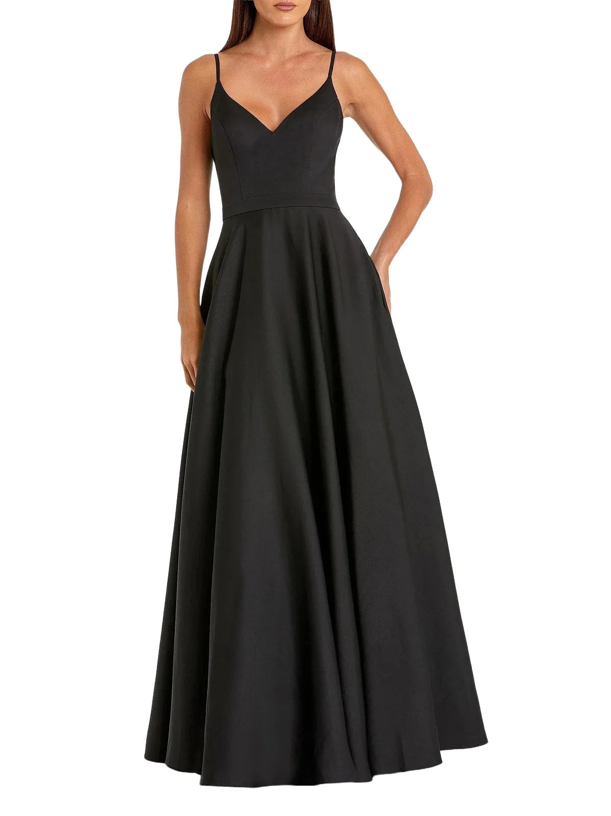 Women's Petite leena 1 Classic A-Line V-Neck Ballgown Women's Petite leena 1 Classic A-Line V-Neck Ballgown