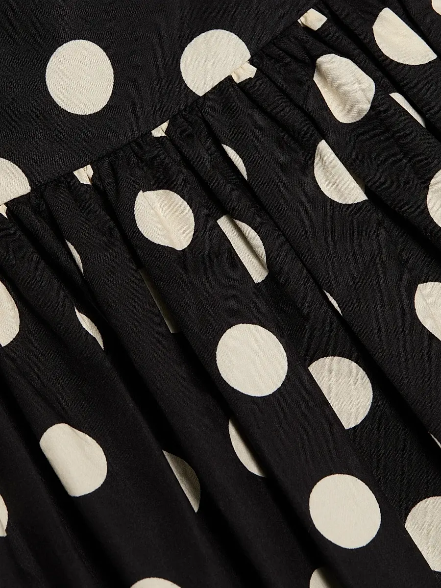 Cara Cara Women's Alba Polka Dot Midi-Dress - Joelle Dot Black | Thumbnail 7 Cara Cara Women's Alba Polka Dot Midi-Dress - Joelle Dot Black | Thumbnail 7