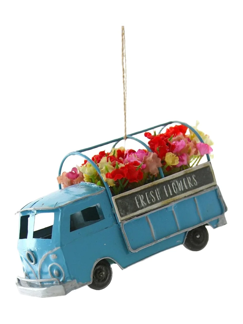 Cody Foster & Co Fresh Flowers Truck Ornament