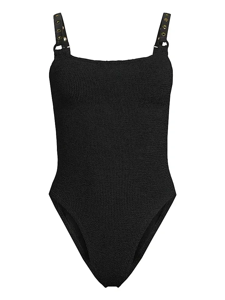 Hunza G Women's Melody Knitted One-Piece Swimsuit