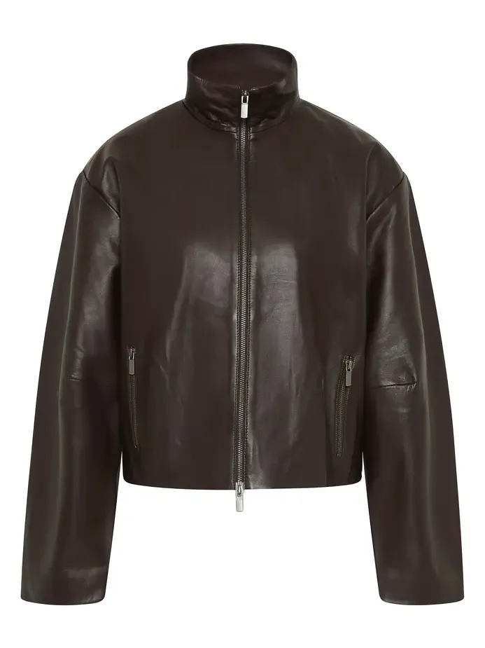 Zip Leather Jacket Zip Leather Jacket